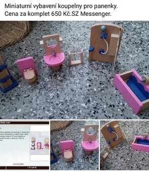 Panenky a příslušenství pro panenky viz fota. Ceny viz fota. - 1