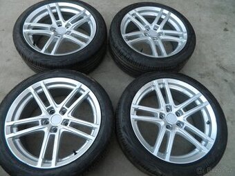 alu kola 5x112+letní pneu Continental r18