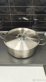 Prodám set MPRO indukční kastrol 19 l + poklice – plně funkč