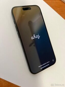 iPhone 15 Pro 128 GB , zánovní , záruka cca 20 měs