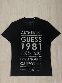 Pánské tričko černé, Guess, vel.M
