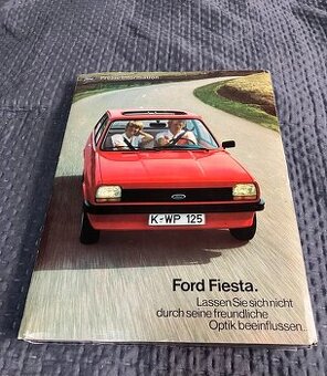 FORD FIESTA rok 1976 reklamní katalog z autosalonu FORD