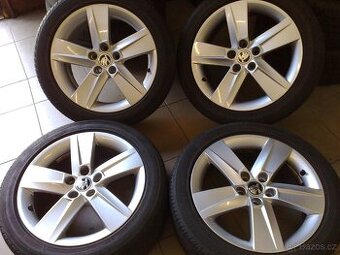 alu kola 5x100 r16 original škoda 215/45/16