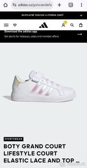 Tenisky Adidas Grand Court velikost 33