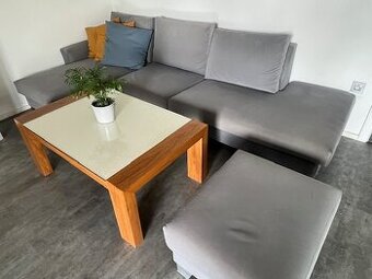 Sedací souprava a konferenční stolek