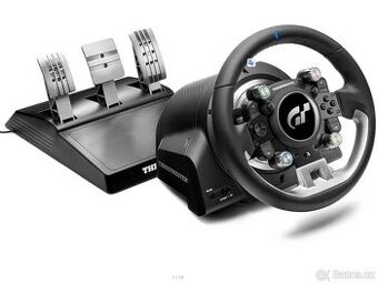 Volant pedály herní závodní Thrustmaster simulátor