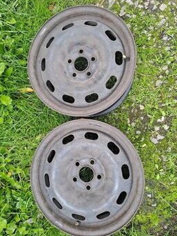 2x plechové disky 5x100 R15