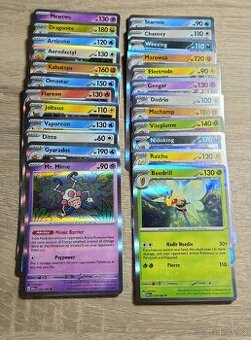 Pokémon 151 Holo Karty 24 ks