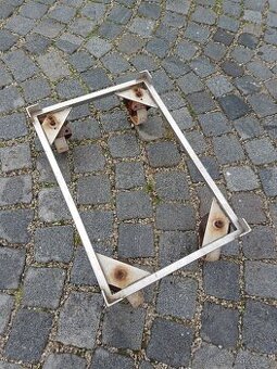 Nerezový vozík pod přepravky řeznický 10ks