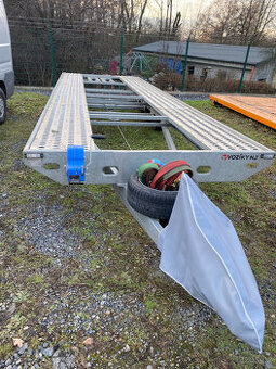 Půjčovna pronájem přívěsu na 2 auta dvouvlek