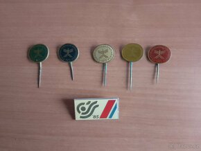 Odznaky retro - spartakiáda 1985 a další