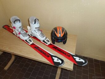 Sjezdové lyže NORDICA 120 cm - set, 9-11 let