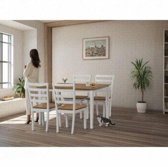 Prodám Jídelní ste stůl + 4 x židle VESPA