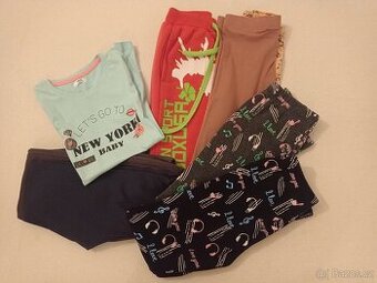 Balíček dívčího oblečení č.6, vel. 146-152