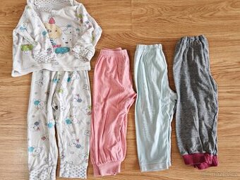 pyžamo a pyžamové kalhoty vel 86 12-18 měsíců