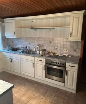 Krásná venkovská 2dílná kuchyně se spotřebiči,5798