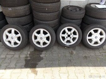 15" alu kola Volvo + letní pneu195/55 R15