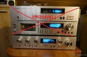 vintage Pioneer SA 710 - blue line