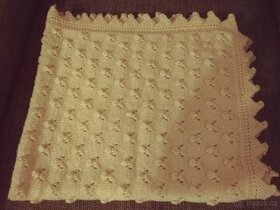 Háčkovaná deka pro miminko - handmade
