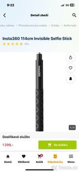 Insta360 114cm Invisible Selfie Stick