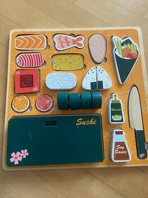 Vkladacka 3Dpuzzle sushi - 1