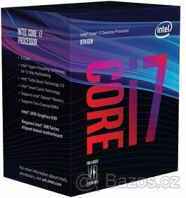 Procesor Intel Core i7-8700 - 6C/12T až 4,6GHz