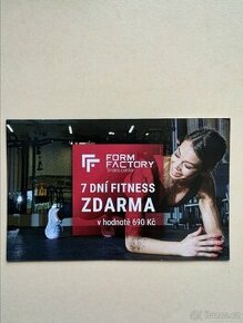 Form Factory poukaz 7 dní fitness zdarma
