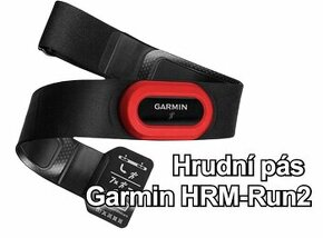 Hrudní pás Garmin HRM-Run2, metr tepové frekvence, běžecký - 1