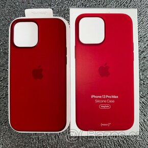 Apple Iphone 13 Pro Max Silicone Case (MagSafe) Red