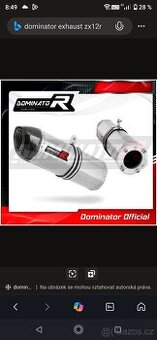 Kawasaki ninja zx12r výfuk Dominátor