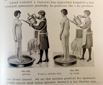 Starožitné lékařské knihy Nové domácí léčení, rok 1920