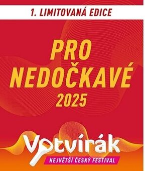 3x Vstupenka pro nedočkavé na festival Votvírák