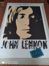 Orig. nástěn. plakáty z 80. let - John Lennon 1940 - 1980