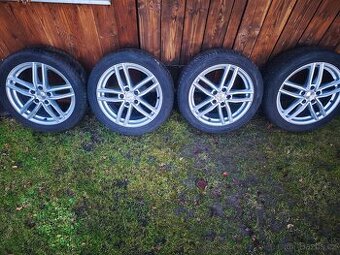 ALU kola Dezent 5x112 R17 s pneu 205/50 hankook