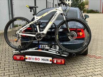 Nosič na tažné zařízení na 3+1 kola, elektrokola - LUXUS