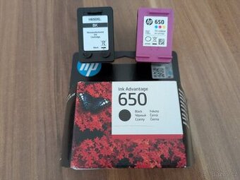 HP 650 CZ101AE a CZ102AE kazeta do tiskárny