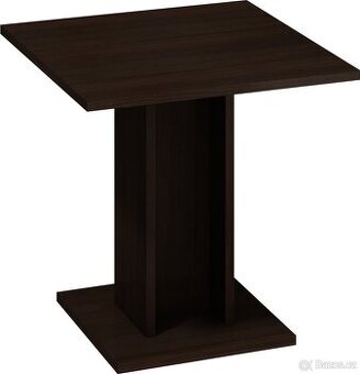 NOVÝ jídelní stůl 75x75, barva tmavě hnědá