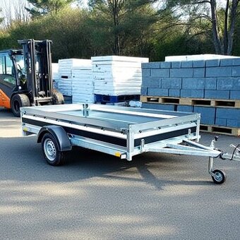 Profi přívěsný vozík/plato 3,0m x 1,5 se svařovaným rámem