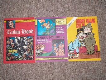 Komiksy Knihovnička Komety # 01,02,03 komplet