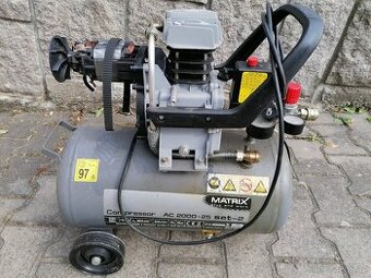 Olejovy vzduchovy kompresor MATRIX AC 2000-25 8 baru