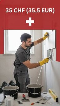 Zedník / Obkladač dlažby – Švýcarsko (okolí Curychu a Lucern