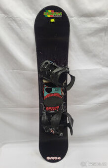Dětský snowboardový set Gravity 120 cm s vázáním Salomon