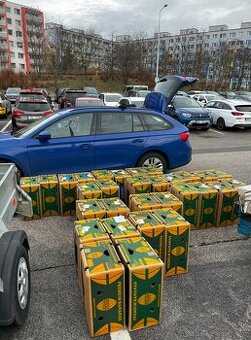 Nové a čisté banánové krabice, ihned k odběru či s dopravou