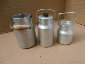 Konvička hliníková starší 3 kusy za 400 kč včetně pošty