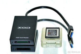 XQD 128GB Sony + čtečka USB