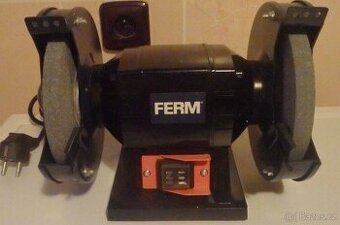 Nepoužitá. Dvoukotoučová bruska Ferm FSM-150N