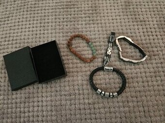 Stříbrné náramky pánské