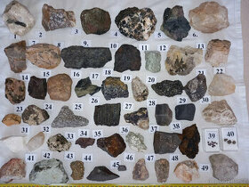 S87 Sbírka 49 ks minerálů