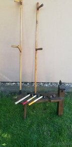 1x KOSA, 3 NAKLEPÁVAČE, KLADÍVKA, KOZLÍK - 1