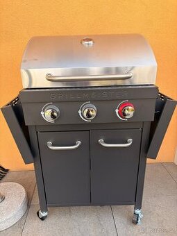 GRILLMEISTER Plynový gril se 3 hořáky Memphis, 11,5 kW